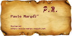 Pavle Margó névjegykártya